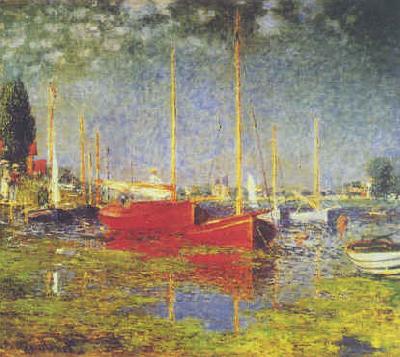 Claude Monet Sailboats at Argenteuil China oil painting art